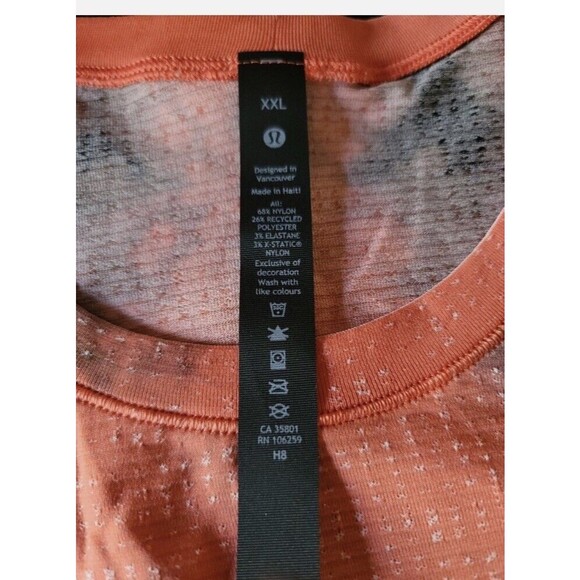 Lululemon Men’s Metal Vent Tech Tee Shirt 2.0 XXL - Picture 7 of 8